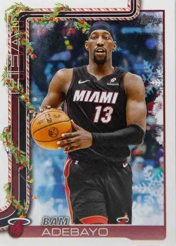 2025-26 Topps Holiday #H60 Bam Adebayo NM-MT Heat ID:80745 - Basketball Card Single