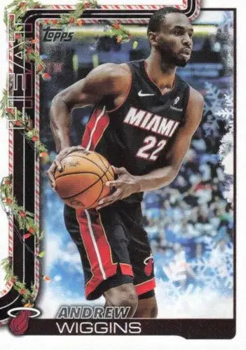 2025-26 Topps Holiday #H62 Andrew Wiggins NM-MT Heat ID:80884 - Basketball Card Single
