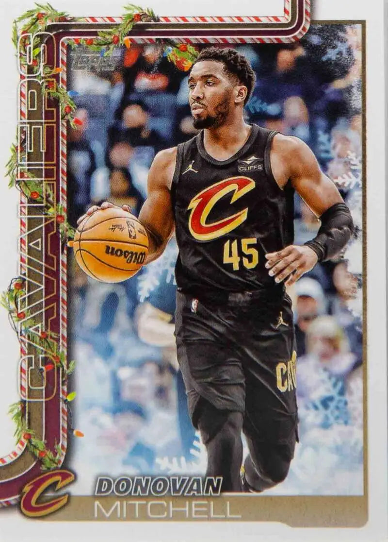 2025-26 Topps Holiday #H63 Donovan Mitchell NM-MT Cavaliers ID:80885 - Basketball Card Single