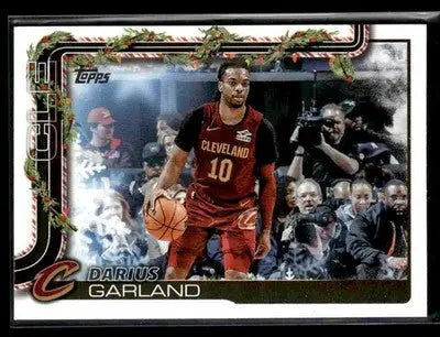 2025-26 Topps Holiday #H64 Darius Garland Base Cleveland Cavaliers - Basketball Card Single