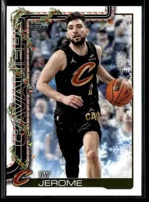 2025-26 Topps Holiday #H66 Ty Jerome Base Cleveland Cavaliers - Basketball Card Single