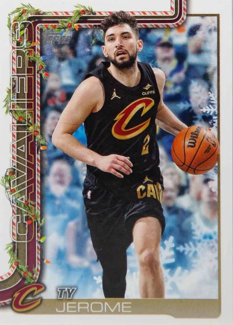 2025-26 Topps Holiday #H66 Ty Jerome NM-MT Cavaliers ID:80887 - Basketball Card Single