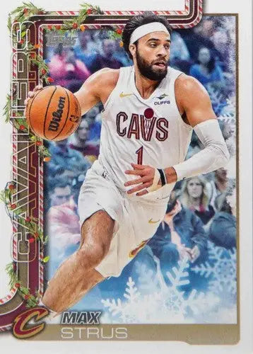 2025-26 Topps Holiday #H67 Max Strus NM-MT Cavaliers ID:80888 - Basketball Card Single