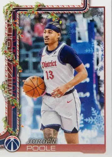 2025-26 Topps Holiday #H73 Jordan Poole NM-MT Wizards ID:80892 - Basketball Card Single