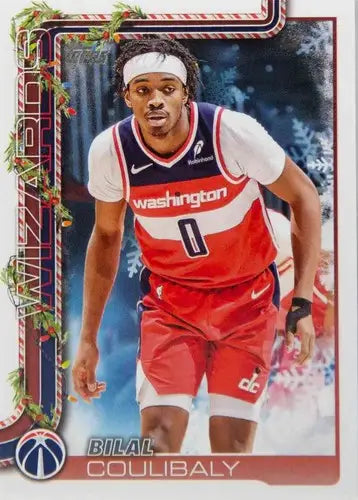 2025-26 Topps Holiday #H74 Bilal Coulibaly NM-MT Wizards ID:80893 - Basketball Card Single