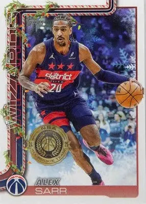 2025-26 Topps Holiday #H75 Alex Sarr NM-MT Wizards ID:80894
