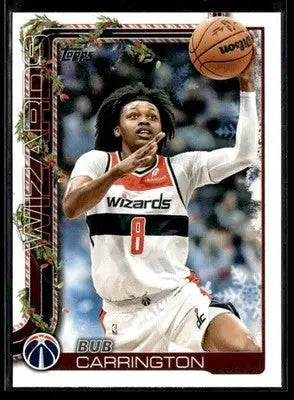 2025-26 Topps Holiday #H76 Bub Carrington - Basketball Card Single