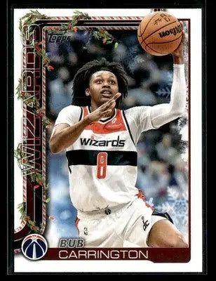 2025-26 Topps Holiday #H76 Bub Carrington - Basketball Card Single