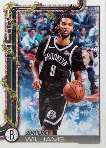 2025-26 Topps Holiday #H8 Ziaire Williams NM-MT Nets ID:80711 - Basketball Card Single