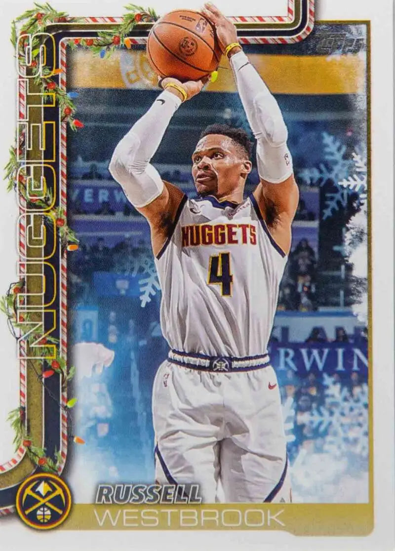 2025-26 Topps Holiday #H81 Russell Westbrook NM-MT Nuggets ID:80899 - Basketball Card Single