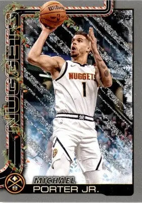 2025-26 Topps Holiday #H82 Michael Porter Jr. Glitter Holiday - Basketball Card Single