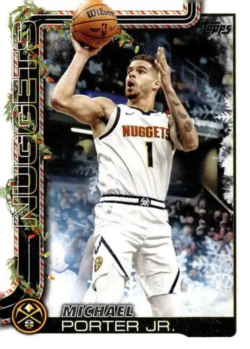 2025-26 Topps Holiday #H82 Michael Porter Jr. NM-MT Nuggets ID:80900 - Basketball Card Single