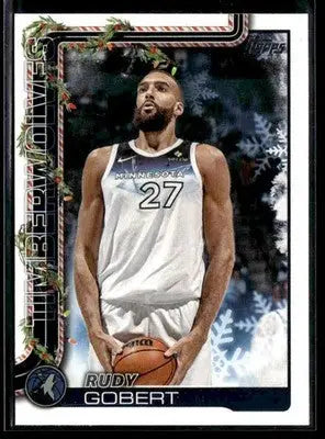 2025-26 Topps Holiday #H87 Rudy Gobert - Basketball Card Single