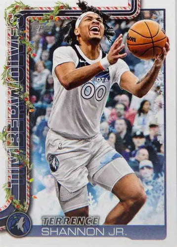 2025-26 Topps Holiday #H88 Terrence Shannon Jr. NM-MT Timberwolves ID:80905 - Basketball Card Single