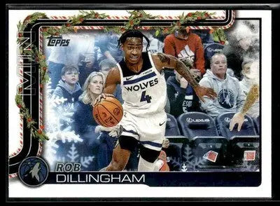 2025-26 Topps Holiday #H89 Rob Dillingham - Basketball Card Single