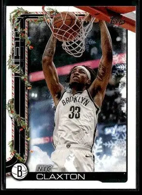 2025-26 Topps Holiday #H9 Nic Claxton - Basketball Card Single