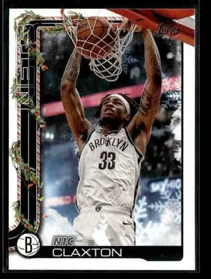 2025-26 Topps Holiday #H9 Nic Claxton - Basketball Card Single