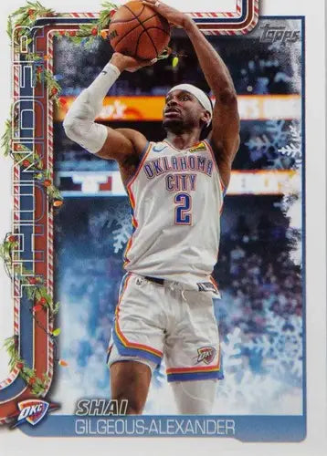 2025-26 Topps Holiday #H90 Shai Gilgeous-Alexander NM-MT Thunder ID:80907 - Basketball Card Single