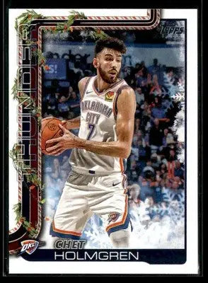2025-26 Topps Holiday #H93 Chet Holmgren - Basketball Card Single