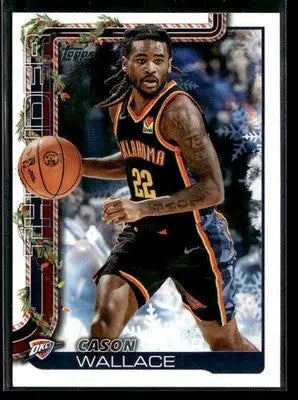 2025-26 Topps Holiday #H94 Cason Wallace - Basketball Card Single