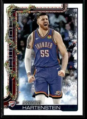 2025-26 Topps Holiday #H95 Isaiah Hartenstein - Basketball Card Single