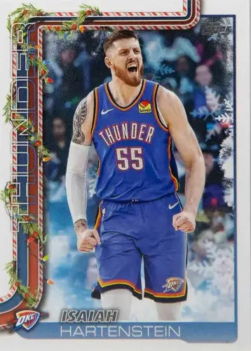 2025-26 Topps Holiday #H95 Isaiah Hartenstein NM-MT Thunder ID:80910 - Basketball Card Single