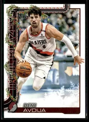 2025-26 Topps Holiday #H99 Deni Avdija - Basketball Card Single