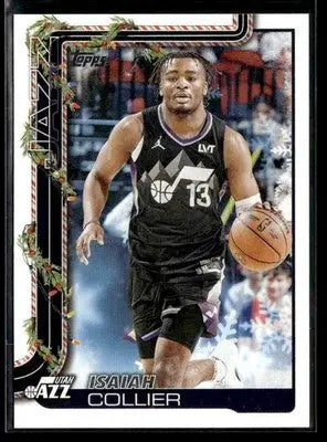 2025-26 Topps Holiday Isaiah Collier #H105 Utah Jazz - Basketball Card Single