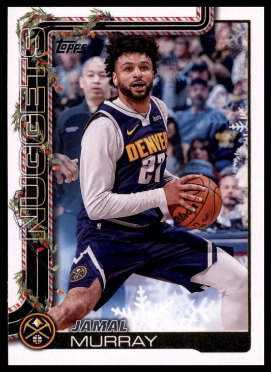 2025-26 Topps Holiday Jamal Murray #H80 Denver Nuggets Basketball Card NBA Sport