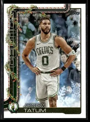 2025-26 Topps Holiday Jayson Tatum #H1 Base Boston Celtics - Basketball Card Single