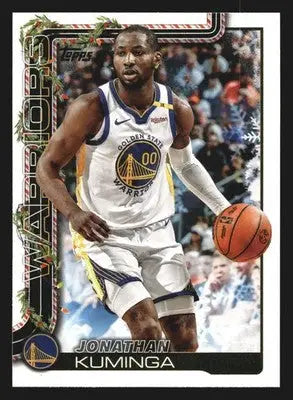 2025-26 Topps Holiday Jonathan Kuminga #H109 Golden State Warriors - Basketball Card Single