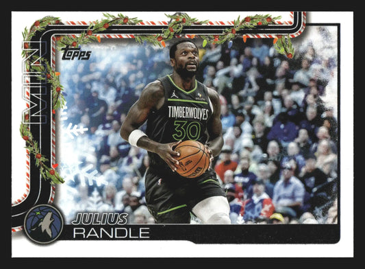 2025-26 Topps Holiday Julius Randle #H86 Minnesota Timberwolves - Basketball Card Single