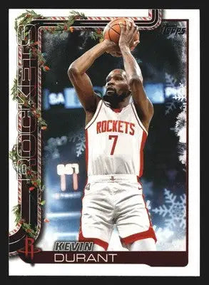 2025-26 Topps Holiday Kevin Durant #H125 Houston Rockets - Basketball Card Single