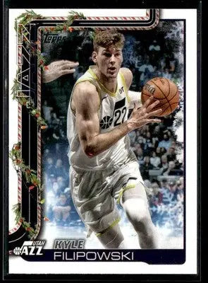 2025-26 Topps Holiday Kyle Filipowski #H104 Base Utah Jazz - Basketball Card Single