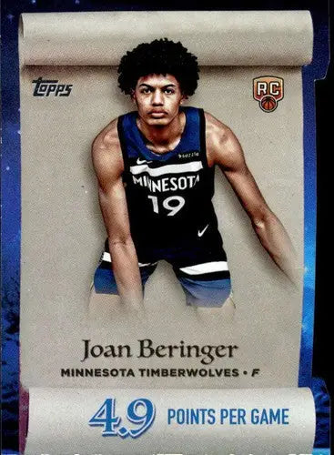 2025-26 Topps Holiday Making the Nice List #ML-17 Joan Beringer NM-MT R ID:80374 - Basketball Card Single
