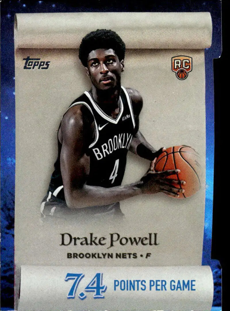 2025-26 Topps Holiday Making the Nice List #ML-22 Drake Powell NM-MT RC ID:79901 - Basketball Card Single