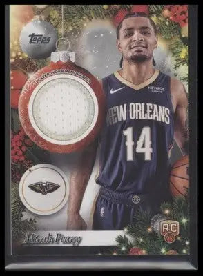 2025-26 Topps Holiday Micah Peavy #PR-MP Player Relics MEM New Orleans Pelicans