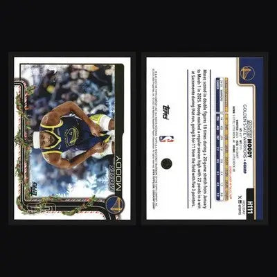2025-26 Topps Holiday Moses Moody #H111 Golden State Warriors - Basketball Card Single