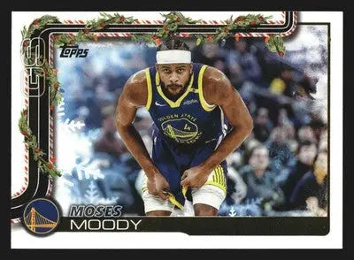 2025-26 Topps Holiday Moses Moody #H111 Golden State Warriors - Basketball Card Single