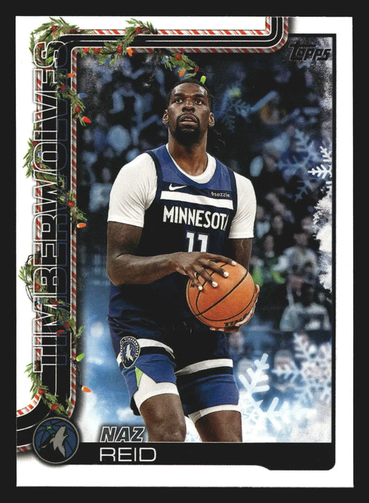 2025-26 Topps Holiday Naz Reid #H85 Minnesota Timberwolves - Basketball Card Single