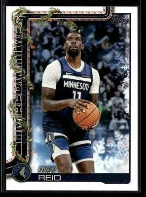 2025-26 Topps Holiday Naz Reid #H85 Minnesota Timberwolves - Basketball Card Single