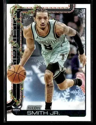 2025-26 Topps Holiday Nick Smith Jr. #H56 Charlotte Hornets - Basketball Card Single