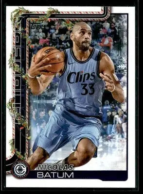 2025-26 Topps Holiday Nicolas Batum #H116 Base Los Angeles Clippers - Basketball Card Single