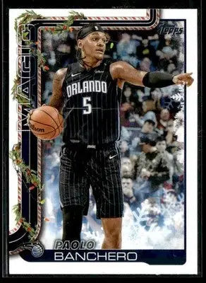 2025-26 Topps Holiday Paolo Banchero #H68 Base Orlando Magic - Basketball Card Single
