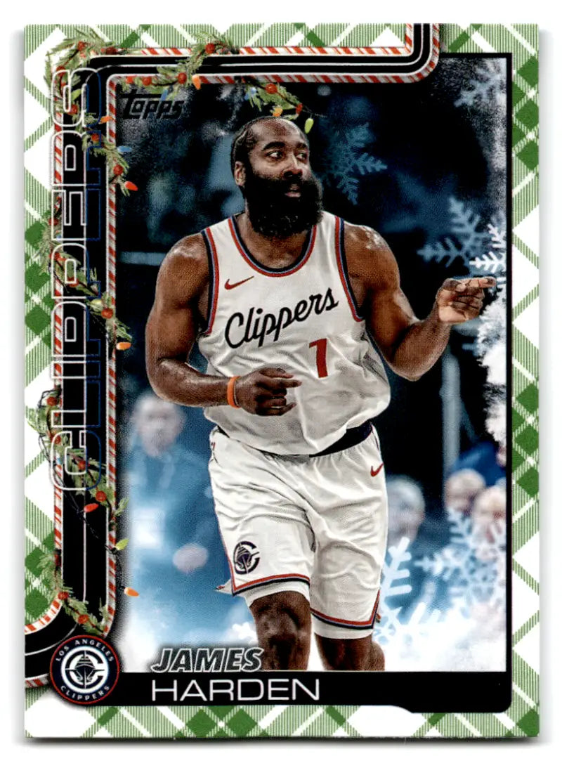 2025-26 Topps Holiday Plaid #H113 James Harden NM-MT Clippers ID:80191 - Basketball Card Single