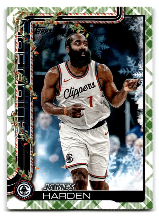 2025-26 Topps Holiday Plaid #H113 James Harden NM-MT Clippers ID:80191 - Basketball Card Single