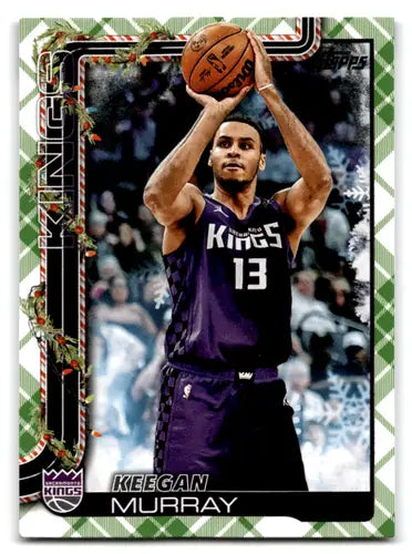 2025-26 Topps Holiday Plaid #H133 Keegan Murray NM-MT Sac Kings ID:79819 - Basketball Card Single