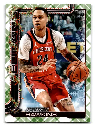2025-26 Topps Holiday Plaid #H151 Jordan Hawkins NM-MT Pelicans ID:80064 - Basketball Card Single