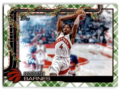 2025-26 Topps Holiday Plaid #H25 Scottie Barnes NM-MT Raptors ID:80061 - Basketball Card Single