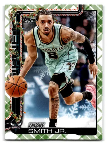 2025-26 Topps Holiday Plaid #H56 Nick Smith Jr. NM-MT Hornets ID:80366 - Basketball Card Single